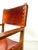 Wood Vintage French Brutalist Castle Armchair in Oak and Cognac Leather, 1920s For Sale - Image 7 of 16