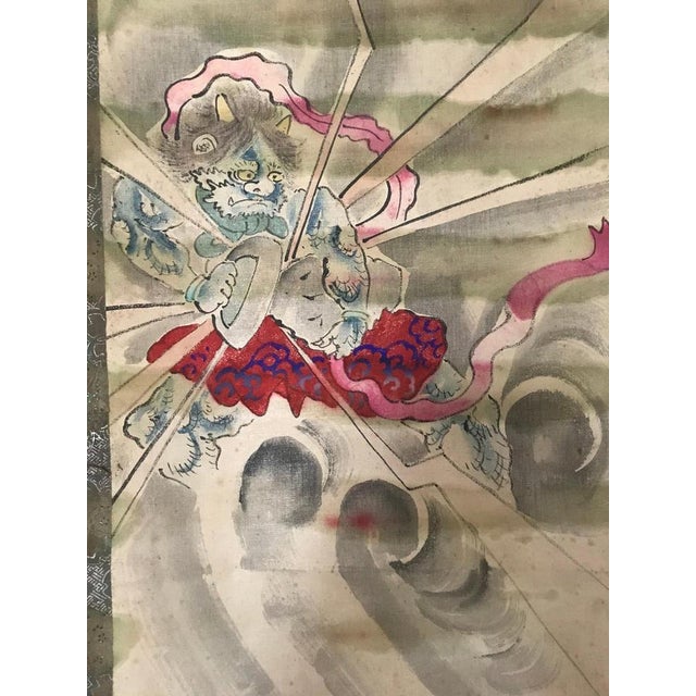 Large Japanese Edo Period Kakemono Scroll Hangings, 19th Century, Set of 6 For Sale - Image 17 of 18