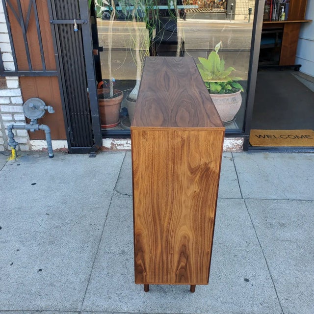 Not Yet Made - Made To Order Angeleno Walnut Bookcase For Sale - Image 5 of 12