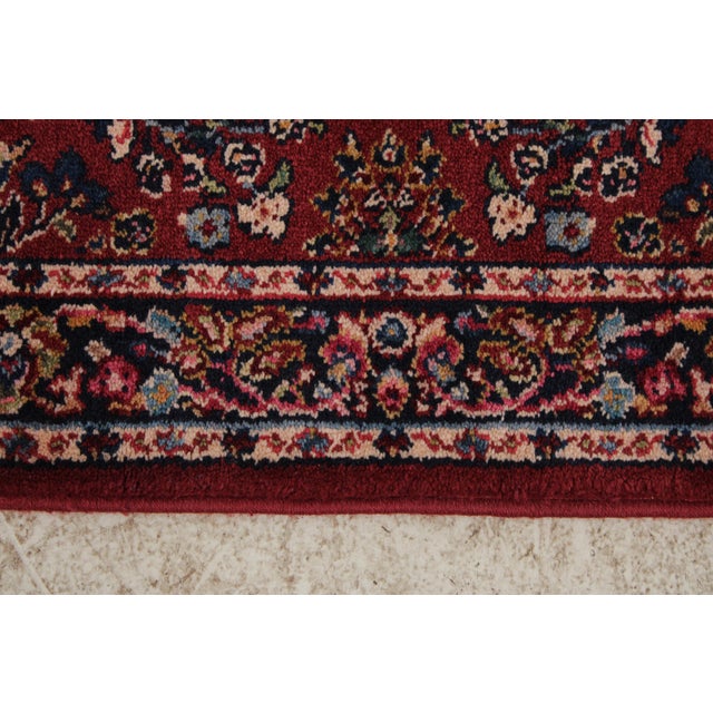 Karastan Red Sarouk Approx: 2’6” X 4’3” Area Rug For Sale - Image 4 of 14