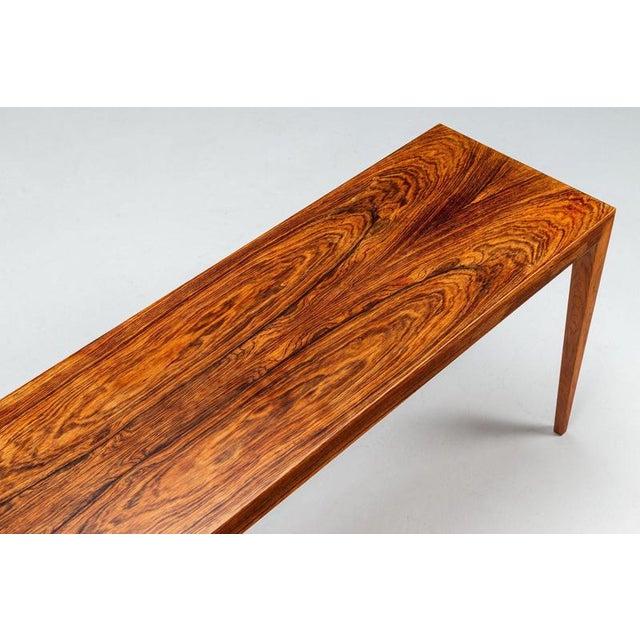 Large Nesting Tables in Santos Rosewood by Severin Hansen for Haslev, Denmark, 1960, Set of 3 For Sale - Image 11 of 13