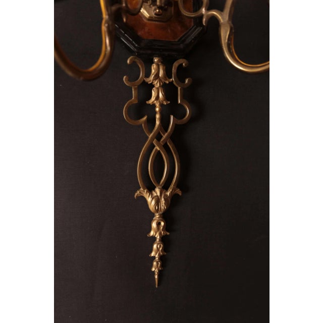 2000 - 2009 Vintage Wall Lamps in Bronze, Set of 6 For Sale - Image 5 of 8