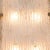 Wavy Textured Glass Sconce With Clip Details For Sale - Image 10 of 11