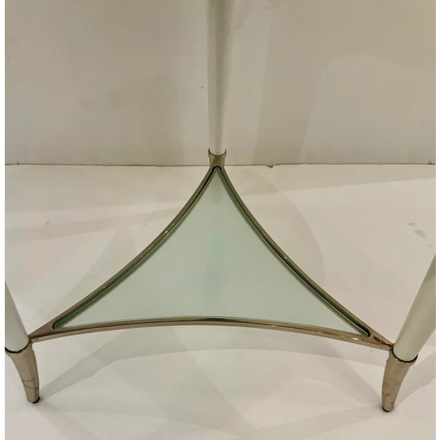 Modern Caracole Modern Round Matched Up End Table For Sale - Image 3 of 5