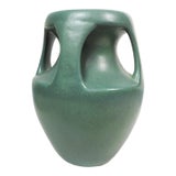 Mid 20th Century Large Royal Haeger Pottery Vase in the Style of Teco For Sale