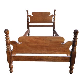 Vintage Pineapple Twin Bed For Sale