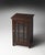 Packing fashion as well as function, this stylish Chairside Table features a nine-panel glass door; a hand-painted, dark...