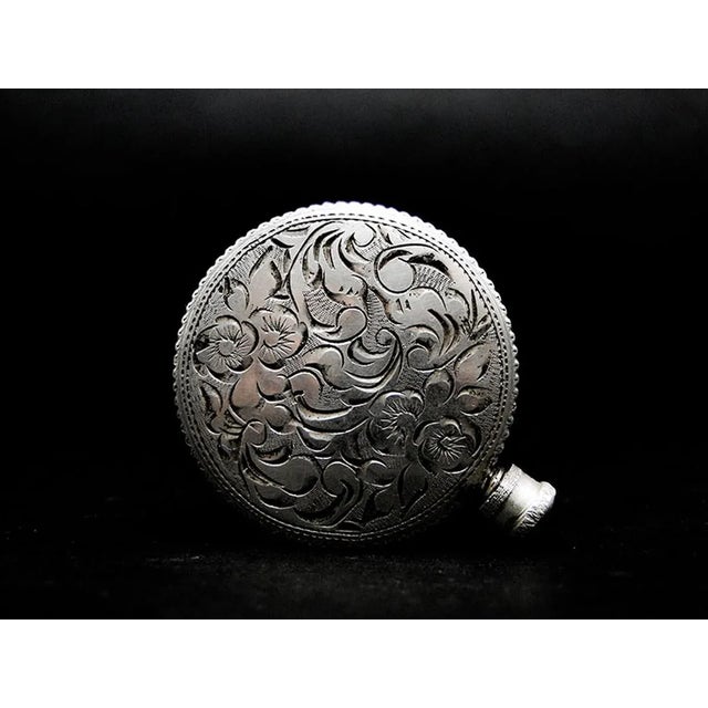 1950s German Art Deco Silver Parfume Bottle, 1950s For Sale - Image 5 of 5