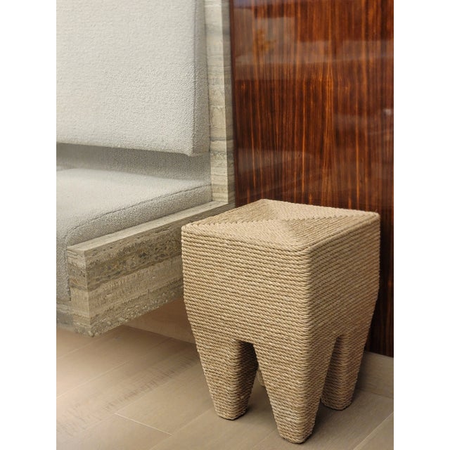 Contemporary Christian Astuguevieille Louxac Stool For Sale - Image 3 of 9