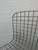 Silver Caged Chrome Metal Bar Stool, in the Style of Bertoia For Sale - Image 8 of 12