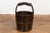 Asian 1900s Qing Southern Chinese Wooden Bucket with Large Handle & Metal Accents For Sale - Image 3 of 13
