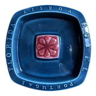 Vintage Hotel Florida Portugal Ashtray For Sale
