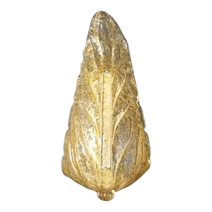 20th Century Amber Graniglia Leaf Sconce