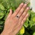 Vintage 1.5ct Pear Cut Blue Sapphire Diamond Ring 14k Yellow Gold Size 8 For Sale In New York - Image 6 of 16