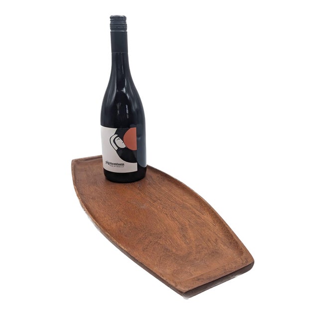 Wood 1960s Taverneau Wood Vide Poche Tray For Sale - Image 7 of 12