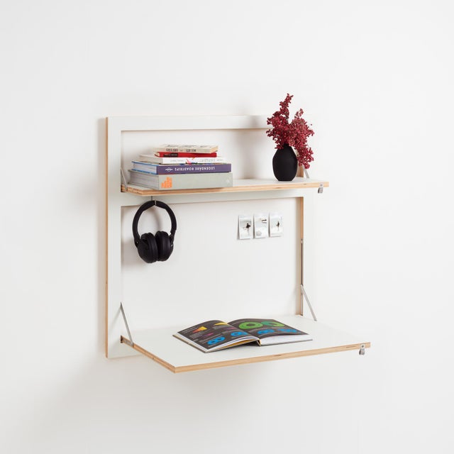 80×80-2 Wall Desk with Shelf from Ambivalenz For Sale - Image 6 of 6