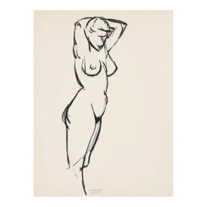 1952 Chester Maxwell Female Nude Paris