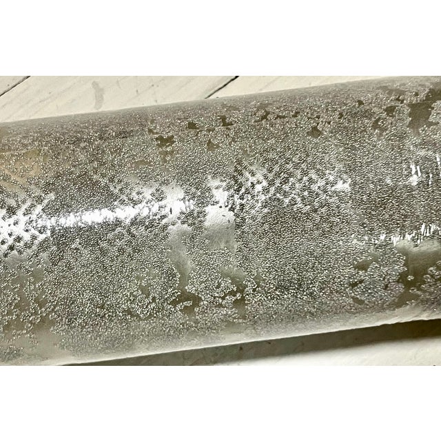 Anthology English Metallic Snakeskin Wallpaper — 11 Yard Roll For Sale - Image 9 of 11