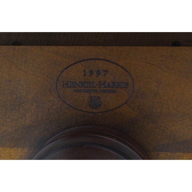 Henkel Harris Mahogany Double Pedestal Dining Table For Sale - Image 17 of 18
