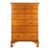American Chippendale Maple Tray Top Tall Chest With Divided Top Drawer (1770-80) For Sale