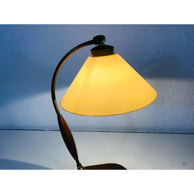 Art Deco Wooden Table Lamp, Germany, 1940s Chairish