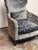 Textile Bespoke Wingback Lounge Armchair For Sale - Image 7 of 12