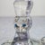 Art Nouveau Pair of Antique Bohemian Art Nouveau Iridescent Glass Candlesticks With Gold Enamel Scrollwork For Sale - Image 3 of 12