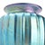 Glass Mayauel Ward Iridescent Blown Glass Vase, 2015 For Sale - Image 7 of 9