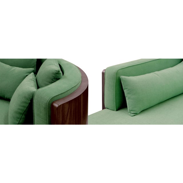 Brooks Chaise Longue by Wood Tailors Club For Sale - Image 10 of 11