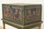 Hollywood Regency Chinoiserie Hand-Painted Green Lacquered and Gold Gilt Chest on Stand For Sale - Image 9 of 16