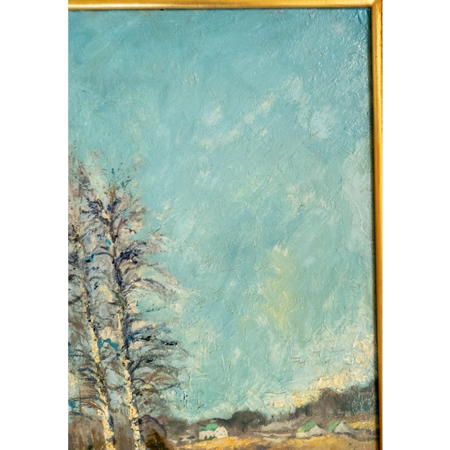 Blue 20th Century American Impressionist Landscape With Trees by Ernest Frederick Meyer For Sale - Image 8 of 18