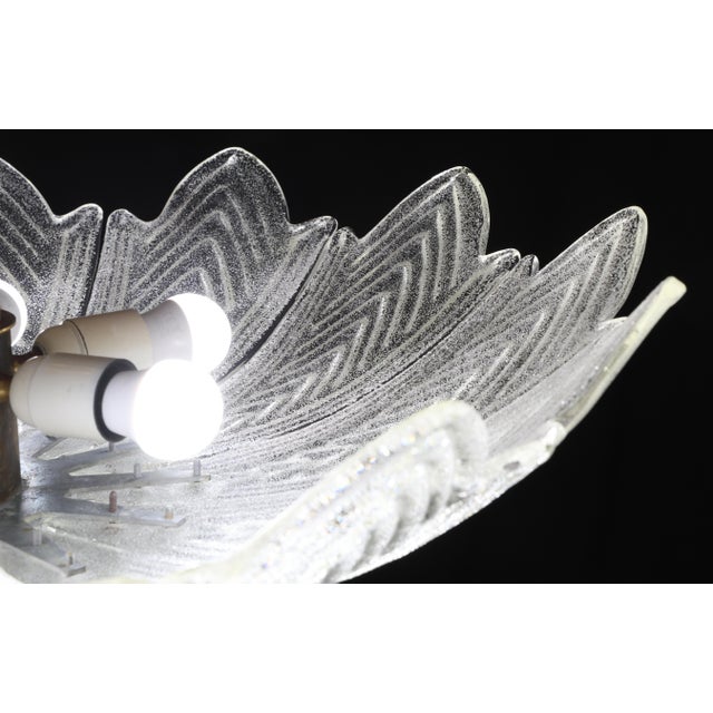 Bologna, Italian Murano Glass Ceiling Light or Flush Mount, 1980s For Sale - Image 13 of 13
