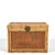 Contemporary Rattan and Cane Chest with Brass Hardware For Sale - Image 3 of 11
