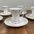 Mid-Century Modern Vintage Tea Cups with Saucers from Keito Japan, 1960s, Set of 10 For Sale - Image 3 of 12