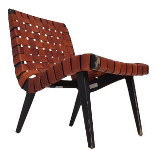 Pair of Jens Risom Lounge Chairs for Knoll For Sale