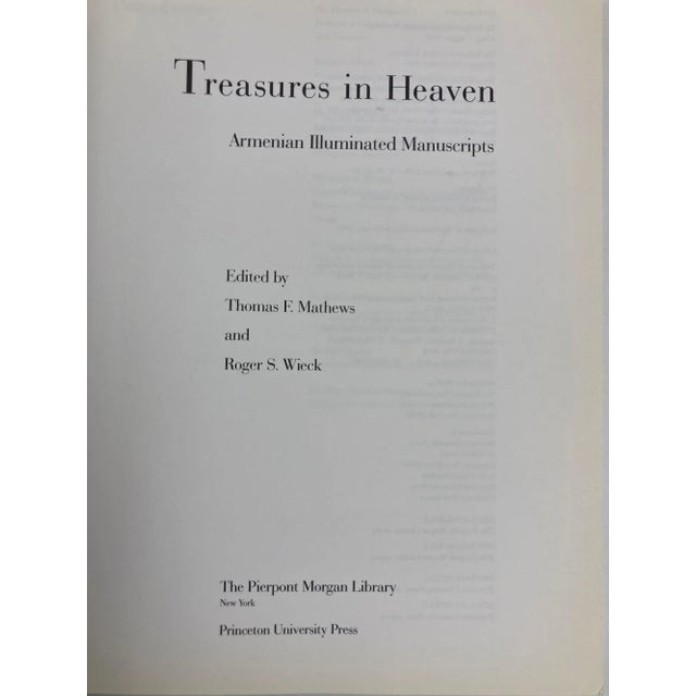 Late 20th Century Treasures in Heaven: Armenian Illuminated Manuscripts Softcover Book 1994 For Sale - Image 5 of 13