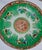 Green Famille Verte Set of Porcelain Cabbage and Butterfly Pattern Cups and Plates For Sale - Image 8 of 11