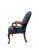 Thick cushions and sturdy wood this chair is ready for its new forever home!