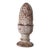 Antique Patinated Cast Iron Pine Cone Finial – Architectural Salvage Statement Object For Sale