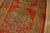 Eye-Catching Large Red Background Color With Medallion Design Antique Turkish Oushak Runner For Sale - Image 4 of 6