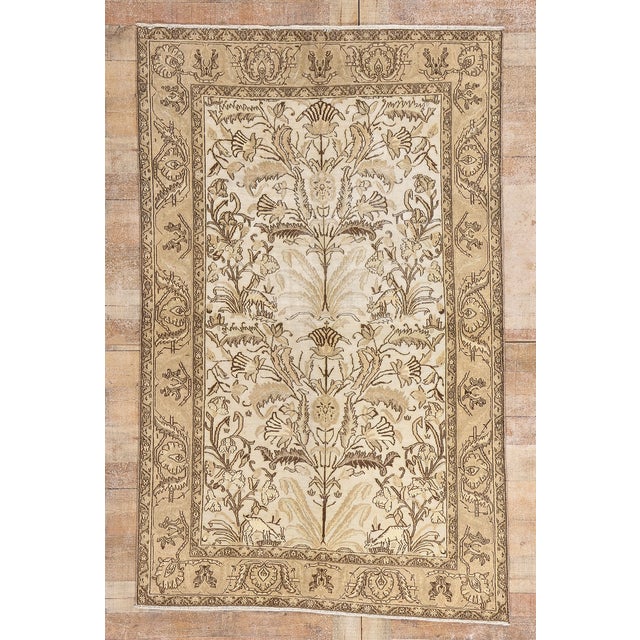 Vintage Persian Qum Rug, 04'04 X 06'10 For Sale - Image 10 of 10