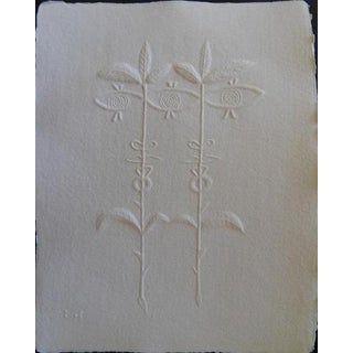 Jean Cocteau, Flower Couple, Etching For Sale