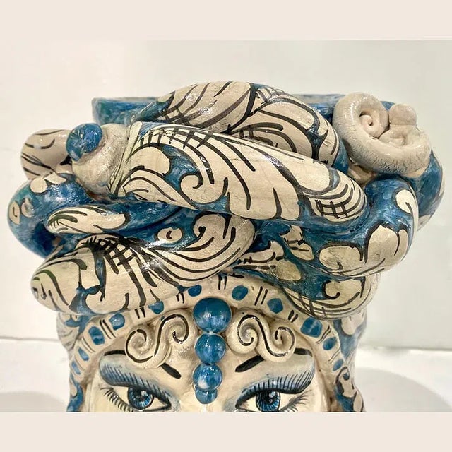 Italian 1980s Vintage Italian Signed Morris Figure Vases For Sale - Image 3 of 8