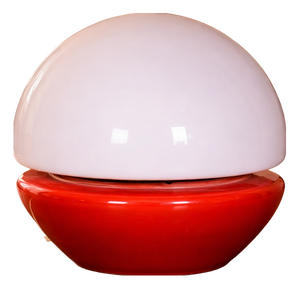 Mid-Century Bohemian Mushroom Table Lamp in Glass from Štěpán Tabery, 1960s