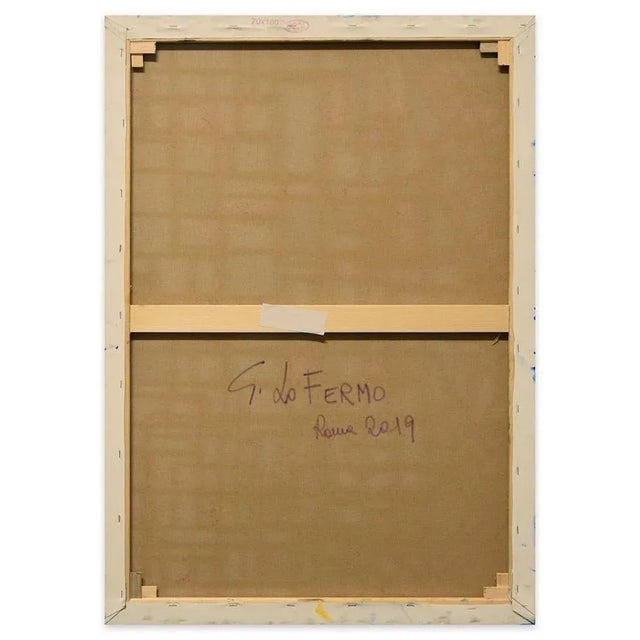 Geometric Grid is an original oil on canvas realized by Giorgio Lo Fermo in 2019. Hand-signed and dated by the artist on...