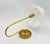 Brass McGee & Co Polaris Brass Wall Sconce With Linen Shade, Modern Lighting For Sale - Image 8 of 16