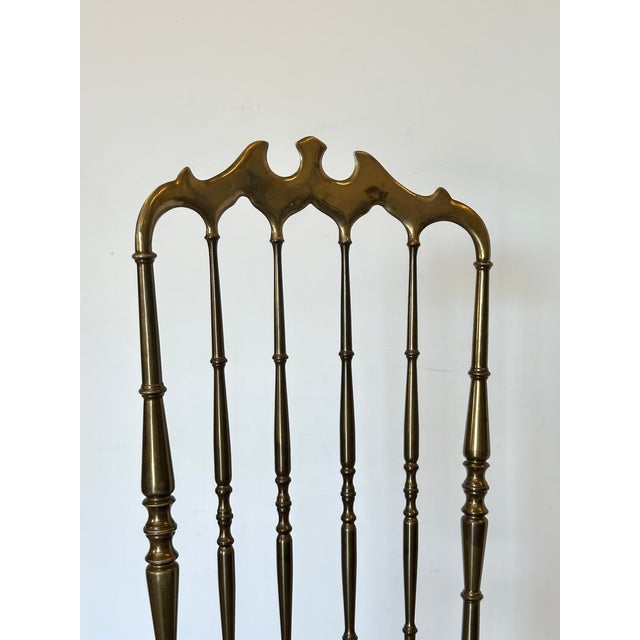 Vintage Brass Chair, 1950s For Sale - Image 6 of 13