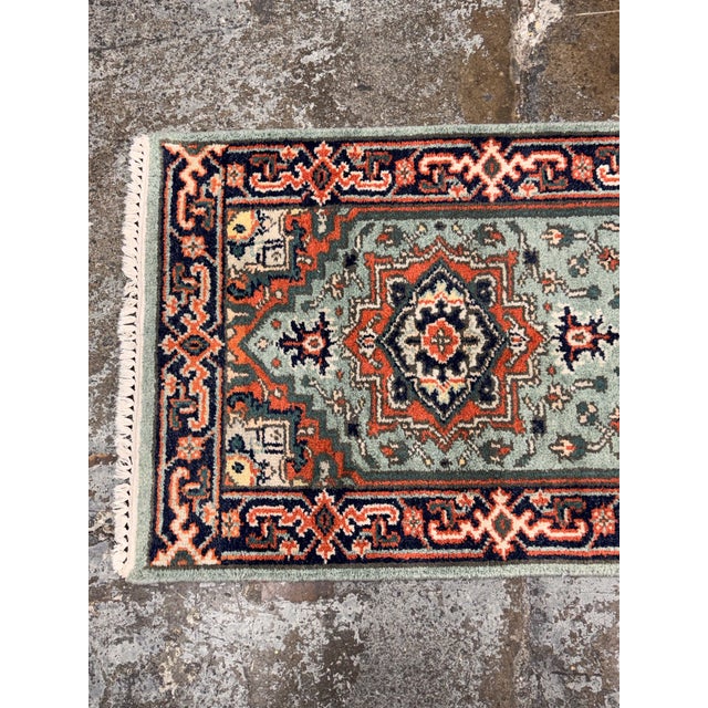 Traditional 2ft 9in × 8ft 3in Vintage Wool Runner Rug For Sale - Image 3 of 12