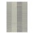 Rug & Kilim’s Contemporary Kilim With Textural Gray, Cream and Blue Stripes For Sale