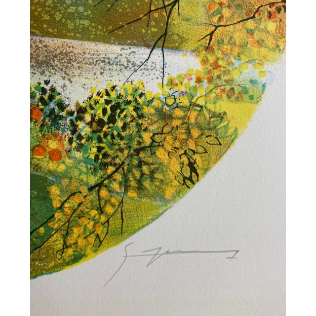 1960s Claude Grosperrin Château De Sceaux French Lithograph For Sale - Image 4 of 5